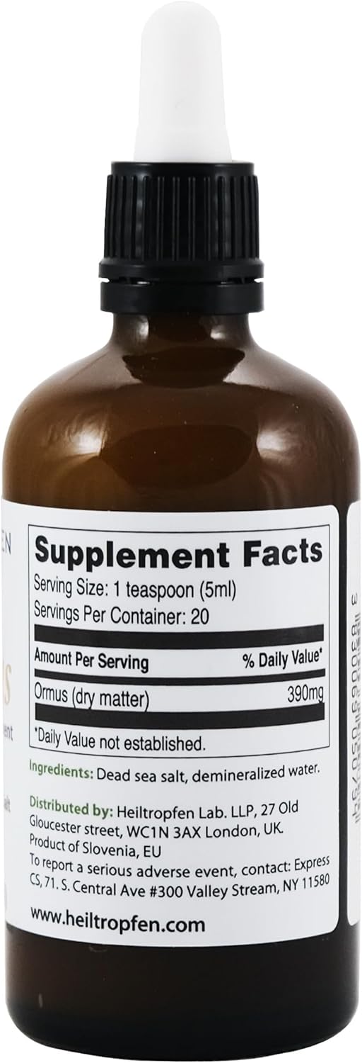Concentrated Orme Ormus Liquid 3.4 Fl Oz (100 ml) with Atomic Minerals by Heiltropfen®