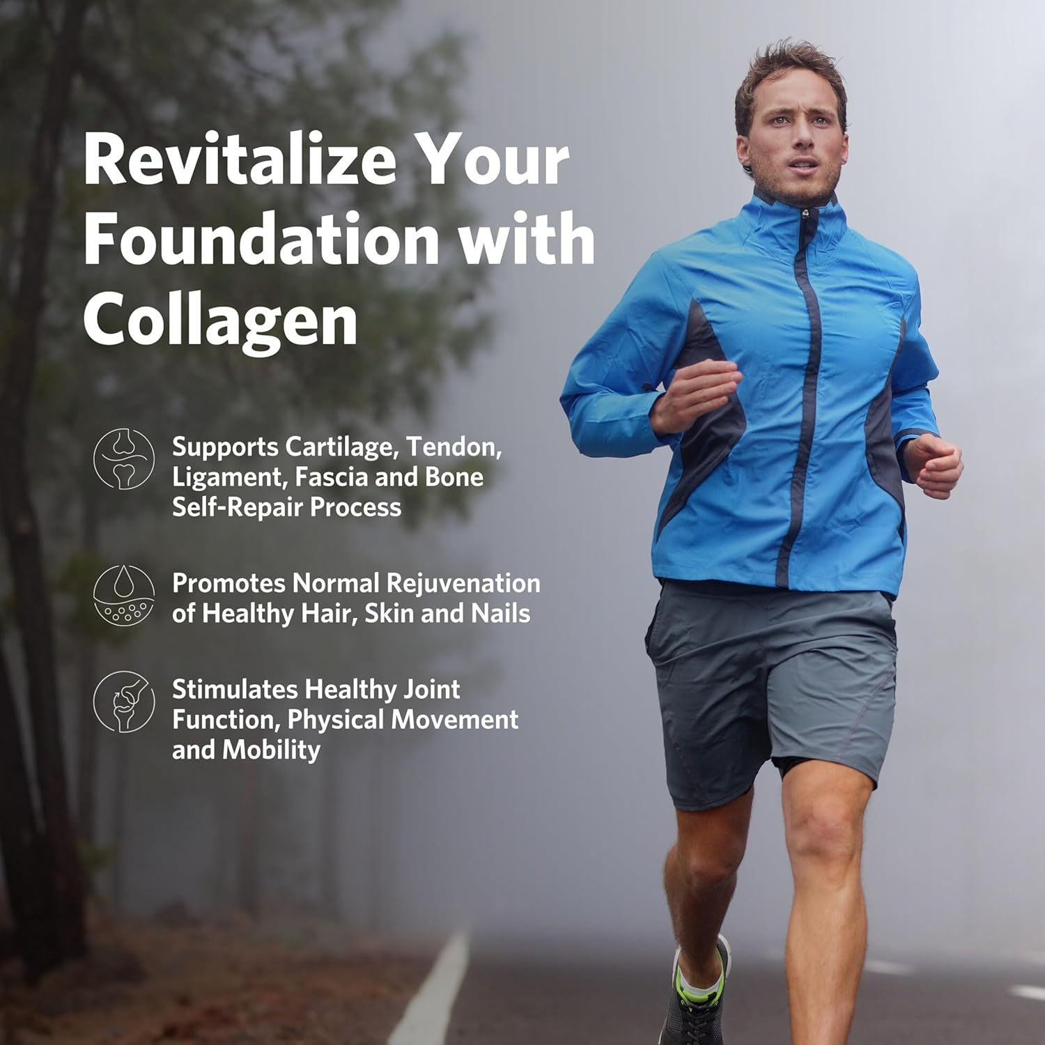 Cooper Complete Collagen Complex with Vitamin C, Magnesium, and Hyaluronic Acid - 30 Servings for Healthy Skin