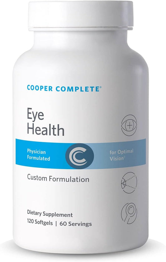 Cooper Complete Eye Health Supplement with Lutein, Meso Zeaxanthin, Zeaxanthin, Vitamin C & E - 240 Softgels - Pack of 2