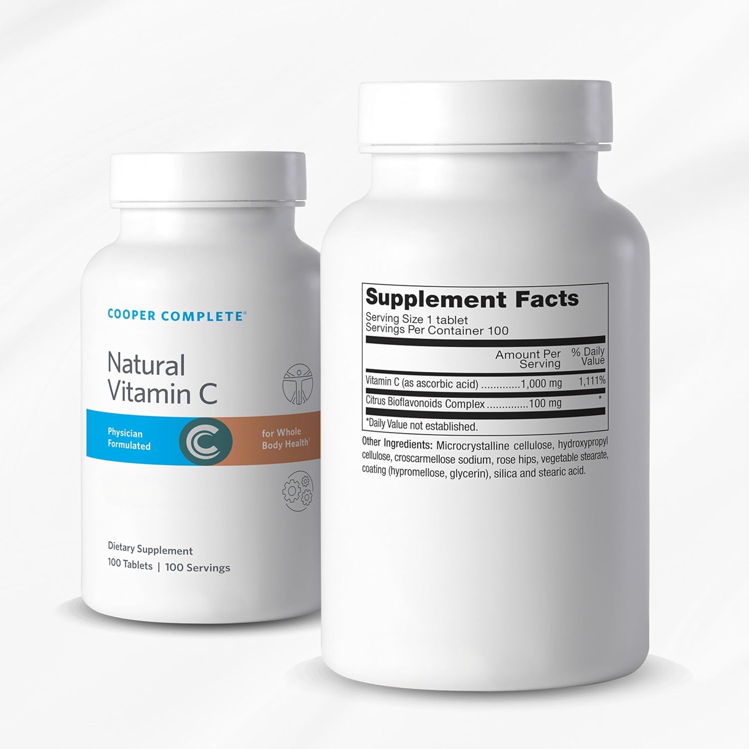 Cooper Complete Vitamin C 1000mg Tablets - 100 Count Bottle, One Pack