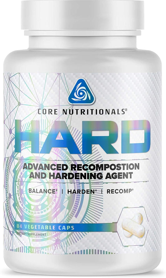 Core Nutritionals Platinum Hard Capsules: Advanced Recomposition & Hardening Agent, Cortisol & Hormonal Support (84 Count)