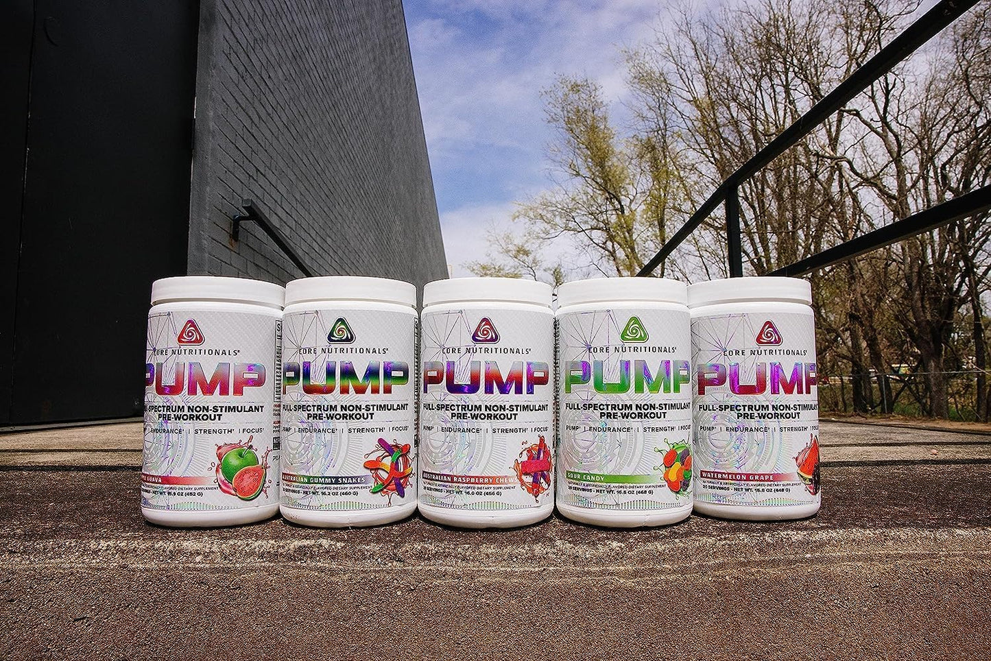Core Nutritionals Pump: Non-Stimulant Pre-Workout with N03T Nitrate, Peak02, Alpha GPC - Strawberry Colada Flavor - 20 Servings