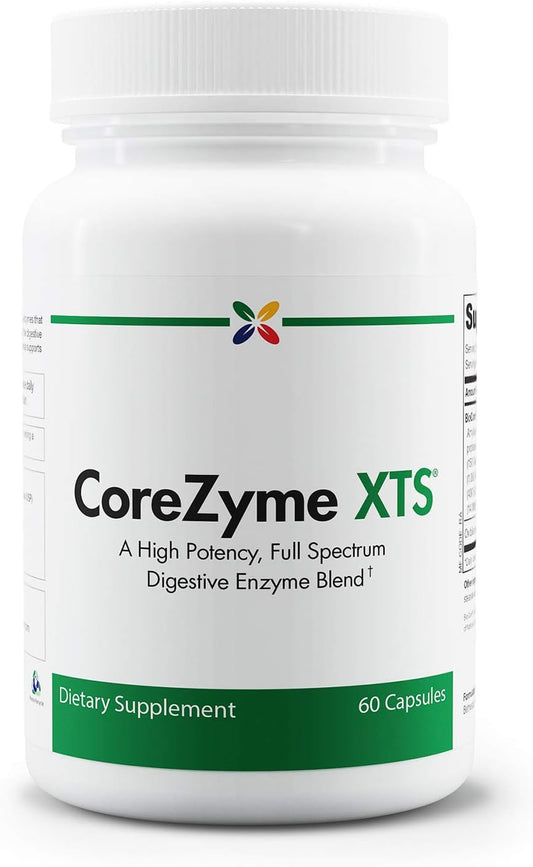 CoreZyme XTS Digestive Enzymes: Immune Support & Gas Relief - 60 Capsules