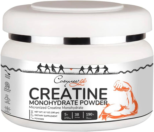 cosynee Micronized Creatine Monohydrate Powder - 6.7oz (190g) Jar