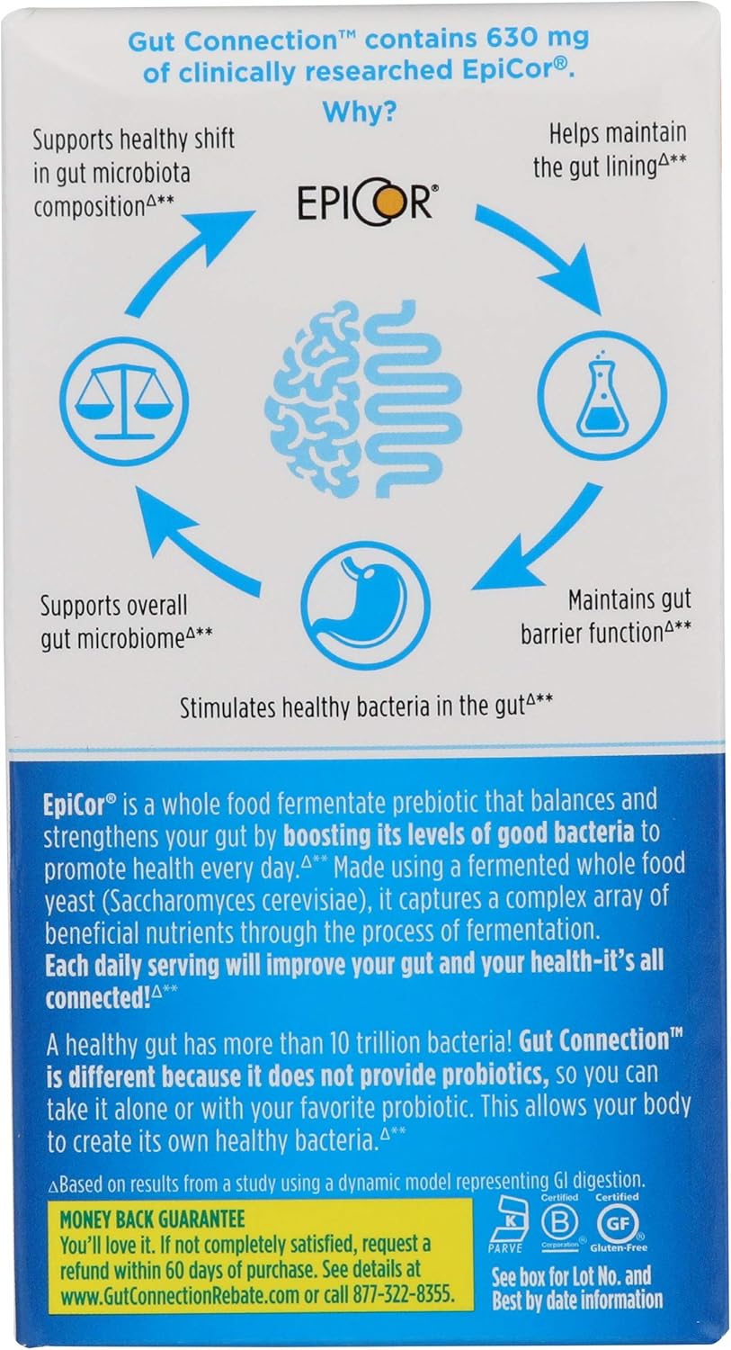 Country Life Cognitive Gut Connection Supplement, 60 Count Bottle