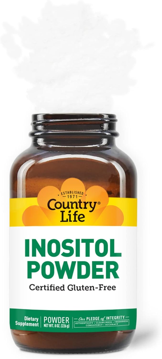 Country Life Inositol Powder - 8 oz - Natural Mood Support Supplement