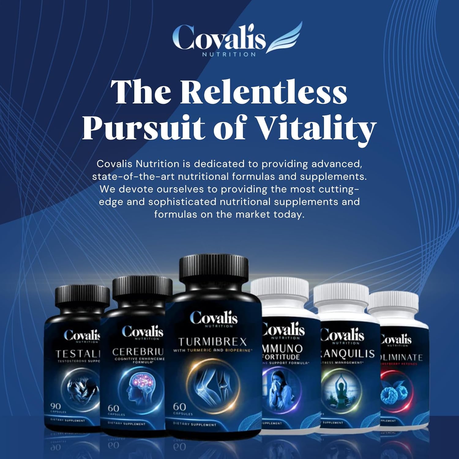 Covalis Nutrition Covesium Magnesium Complex Supplement with 5 Types of Magnesium for Muscle Function - 60 Capsules - BoostGo Australia