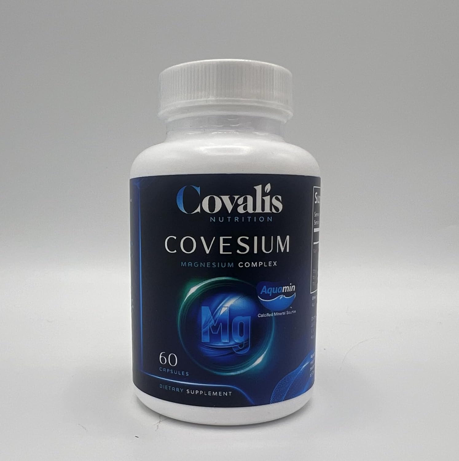 Covalis Nutrition Covesium Magnesium Complex Supplement with 5 Types of Magnesium for Muscle Function - 60 Capsules - BoostGo Australia