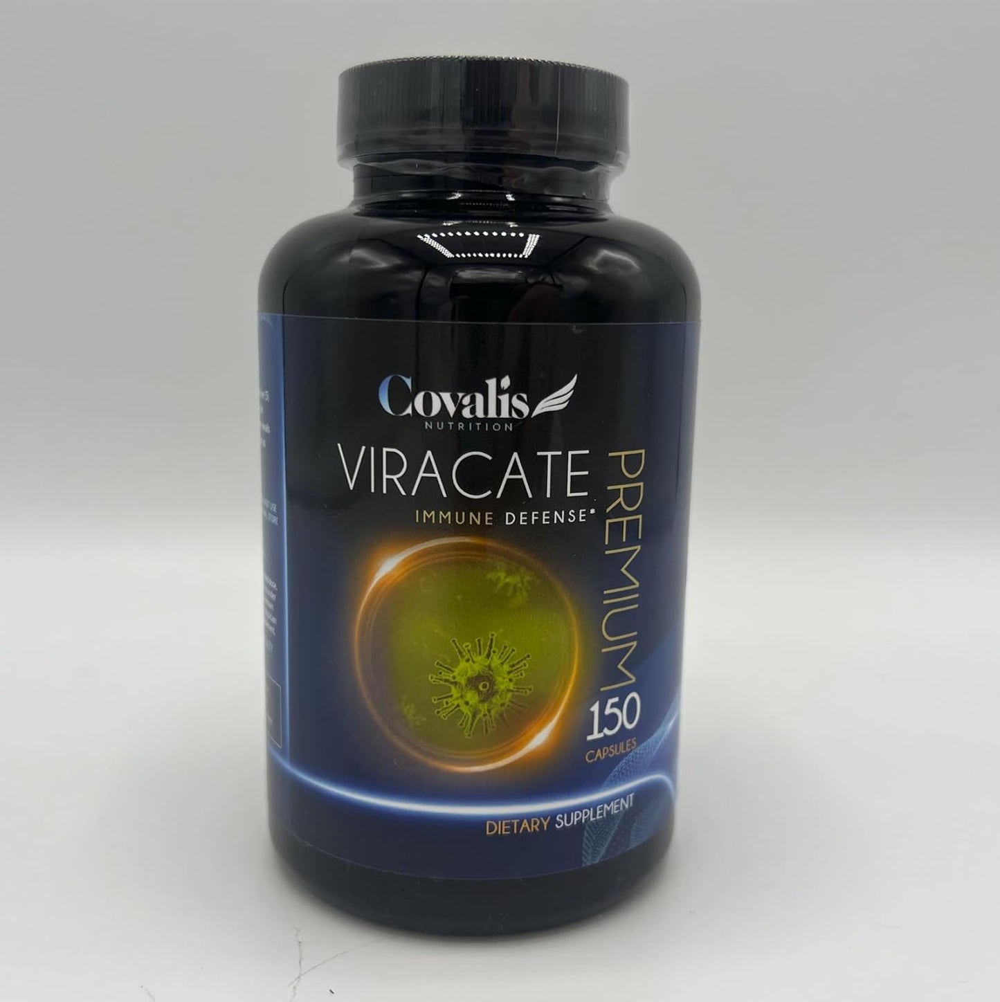 Covalis Nutrition Viracate Immune Defense Supplement - 150 Capsules with Monolaurin, Olive Leaf Extract, Cat's Claw, Lysine - Anti-Microbial Support