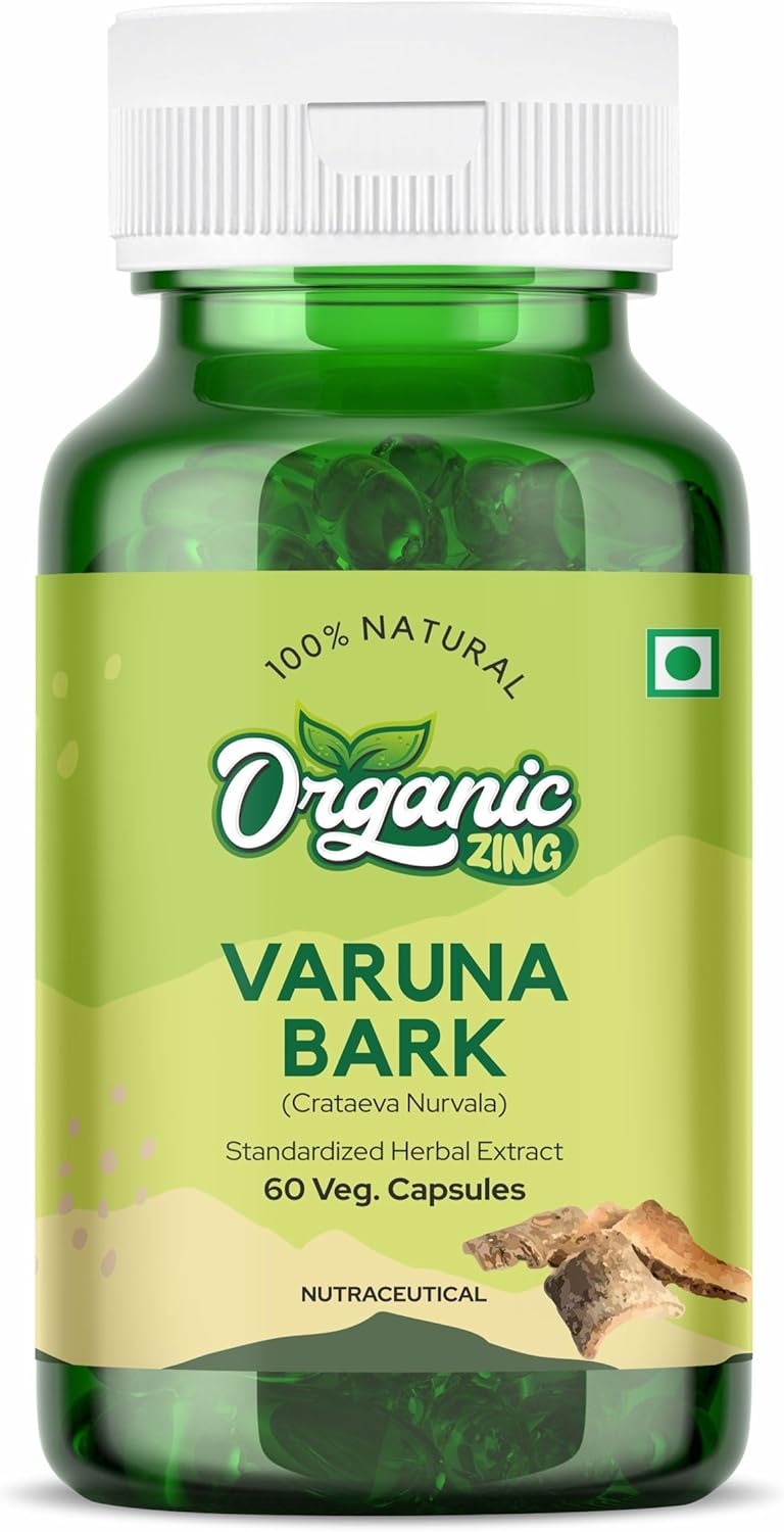 Crataeva Nurvala Varuna Bark Extract Capsules - 100% Organic, Vegan, Gluten-Free - 60 Capsules, 500mg