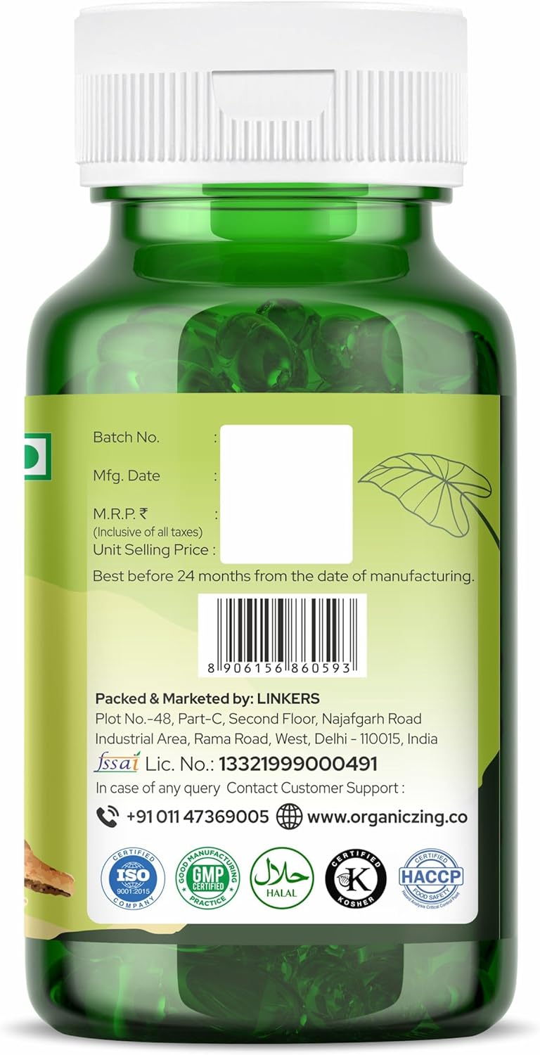 Crataeva Nurvala Varuna Bark Extract Capsules - 100% Organic, Vegan, Gluten-Free - 60 Capsules, 500mg