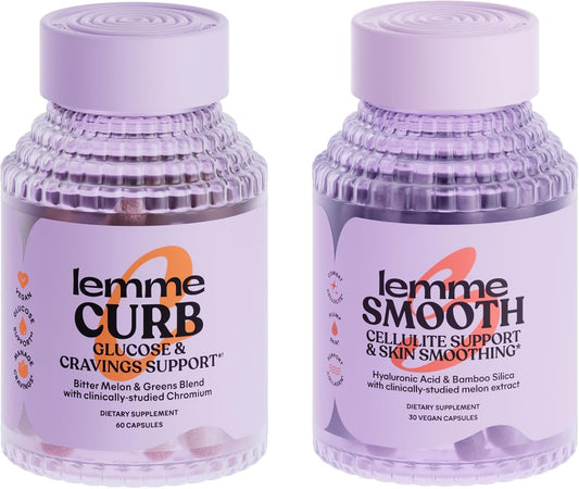 Craving Control & Cellulite Reduction Bundle - Improve Metabolism, Smooth Skin, Vegan & Gluten-Free - 1 Month Supply