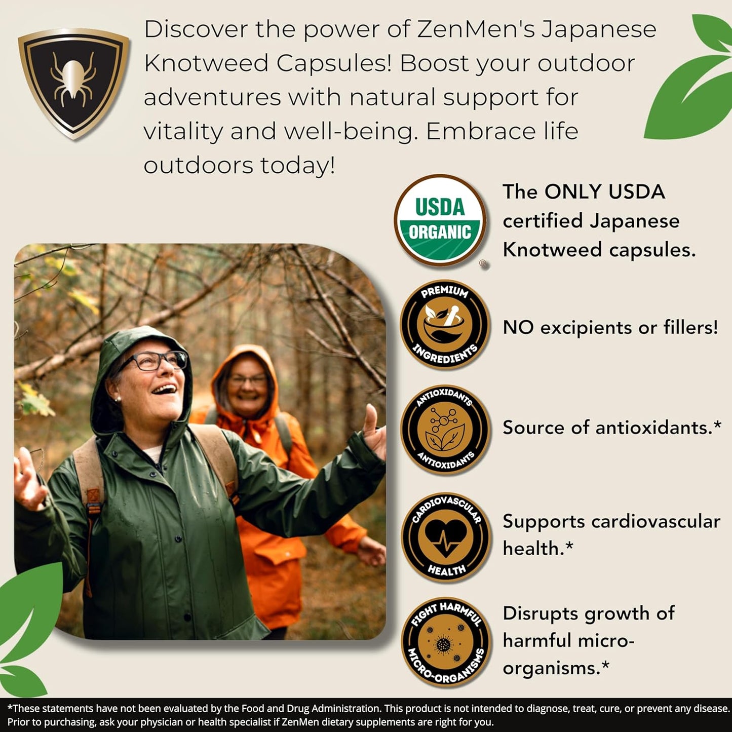 Cravings Management and Japanese Knotweed Capsules Bundle for Overall Wellness