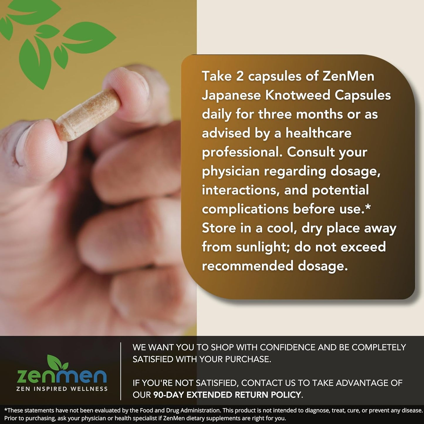 Cravings Management and Japanese Knotweed Capsules Bundle for Overall Wellness