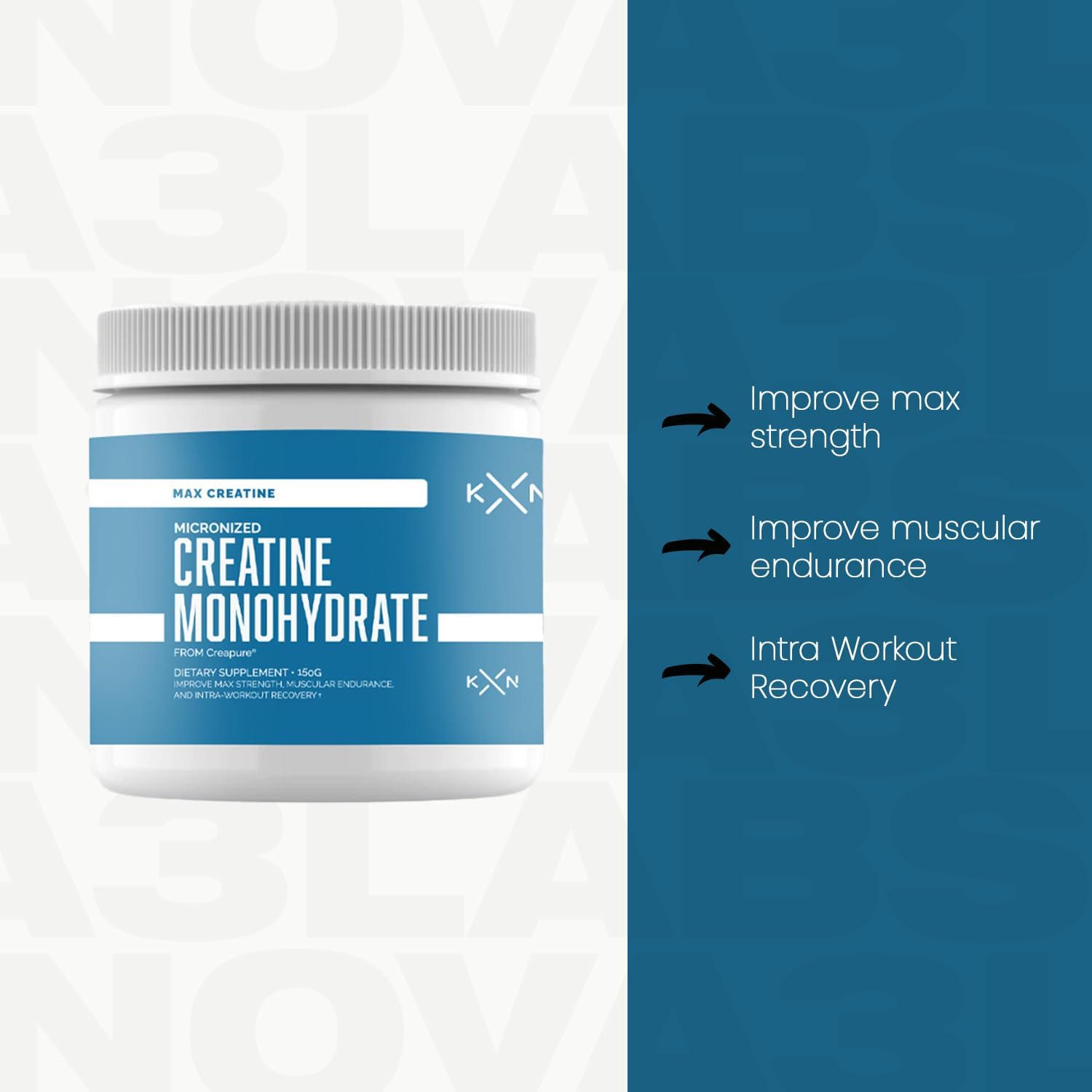 Creapture KompleX Nutrition Max Creatine Monohydrate - 30 Servings for Maximized Performance and Energy Boost