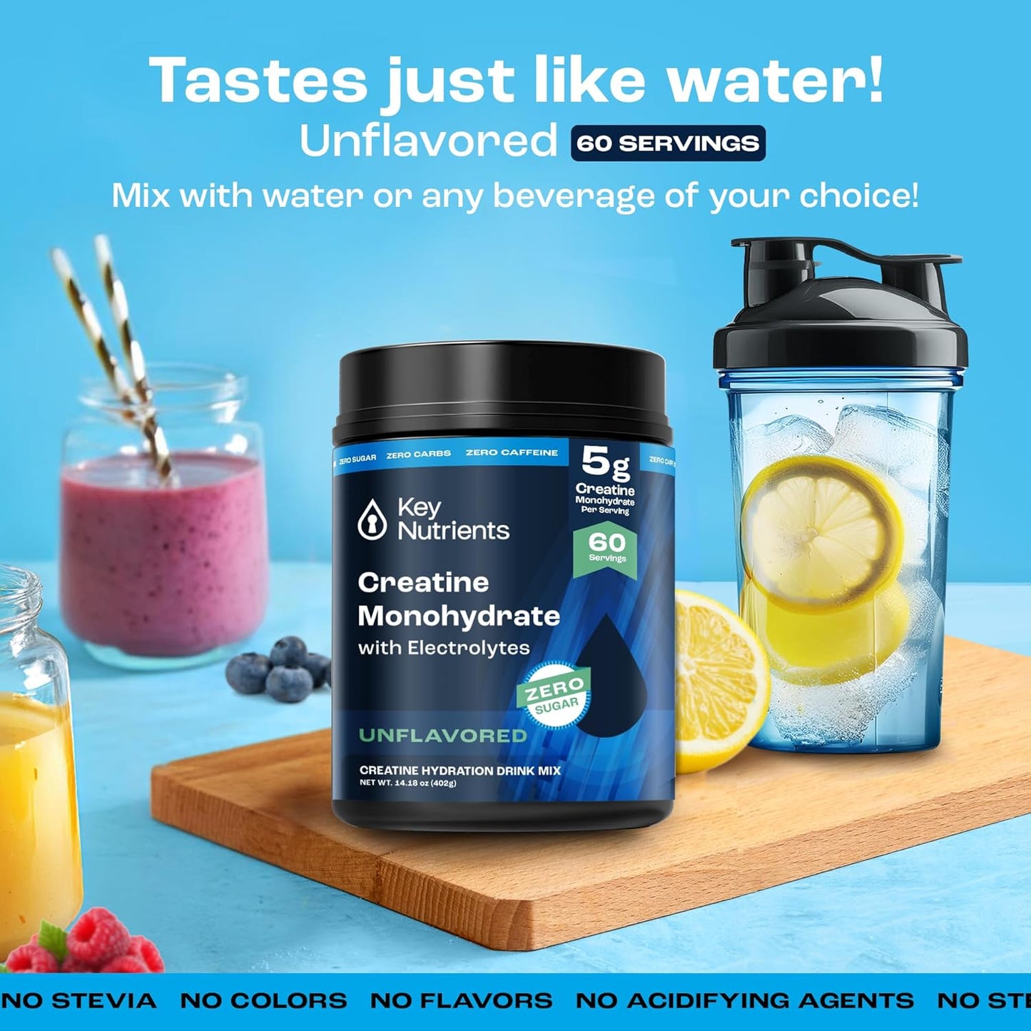 Creatine Monohydrate and Multivitamin Electrolytes Powder Bundle for Optimal Nutrition and Hydration