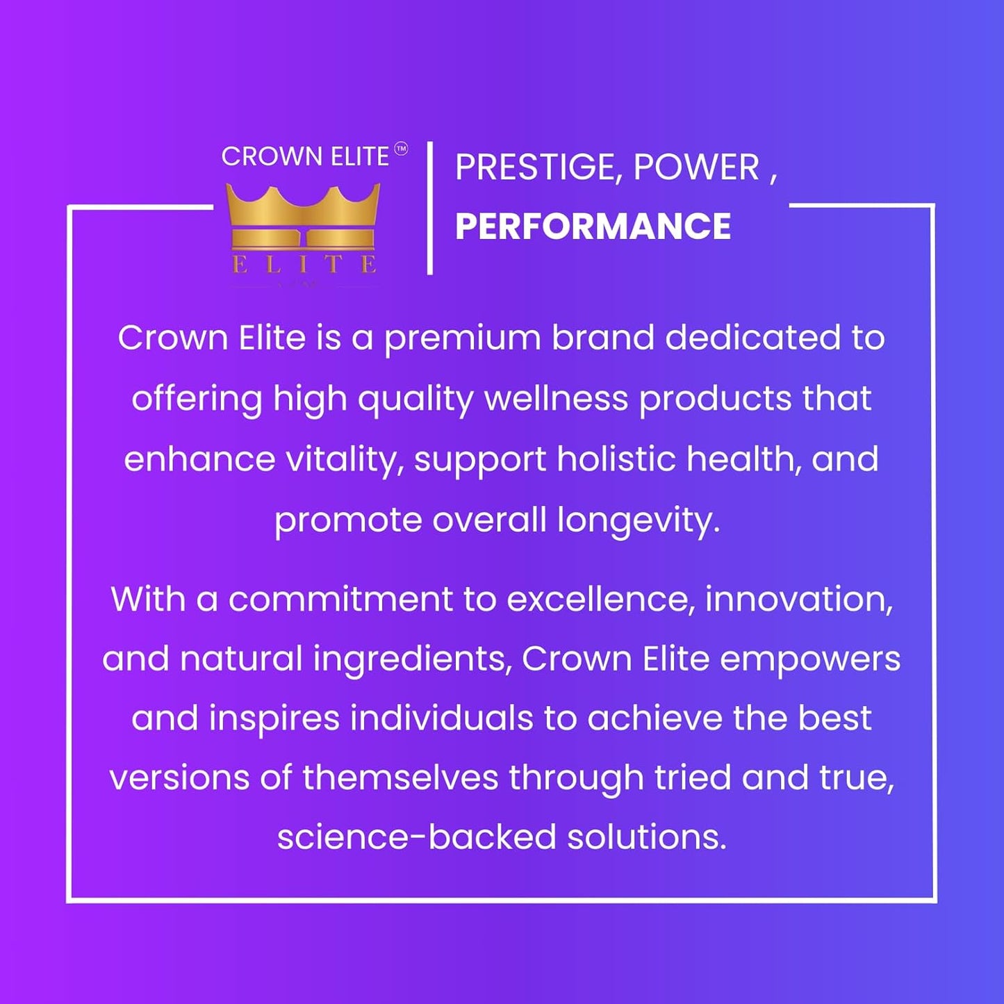 Crown Elite Premium Magnesium Supplement - Triple Complex for Immune, Muscle, Nerve Function | High Absorption | Non-GMO, Vegan | 500mg, 2 Month Supply