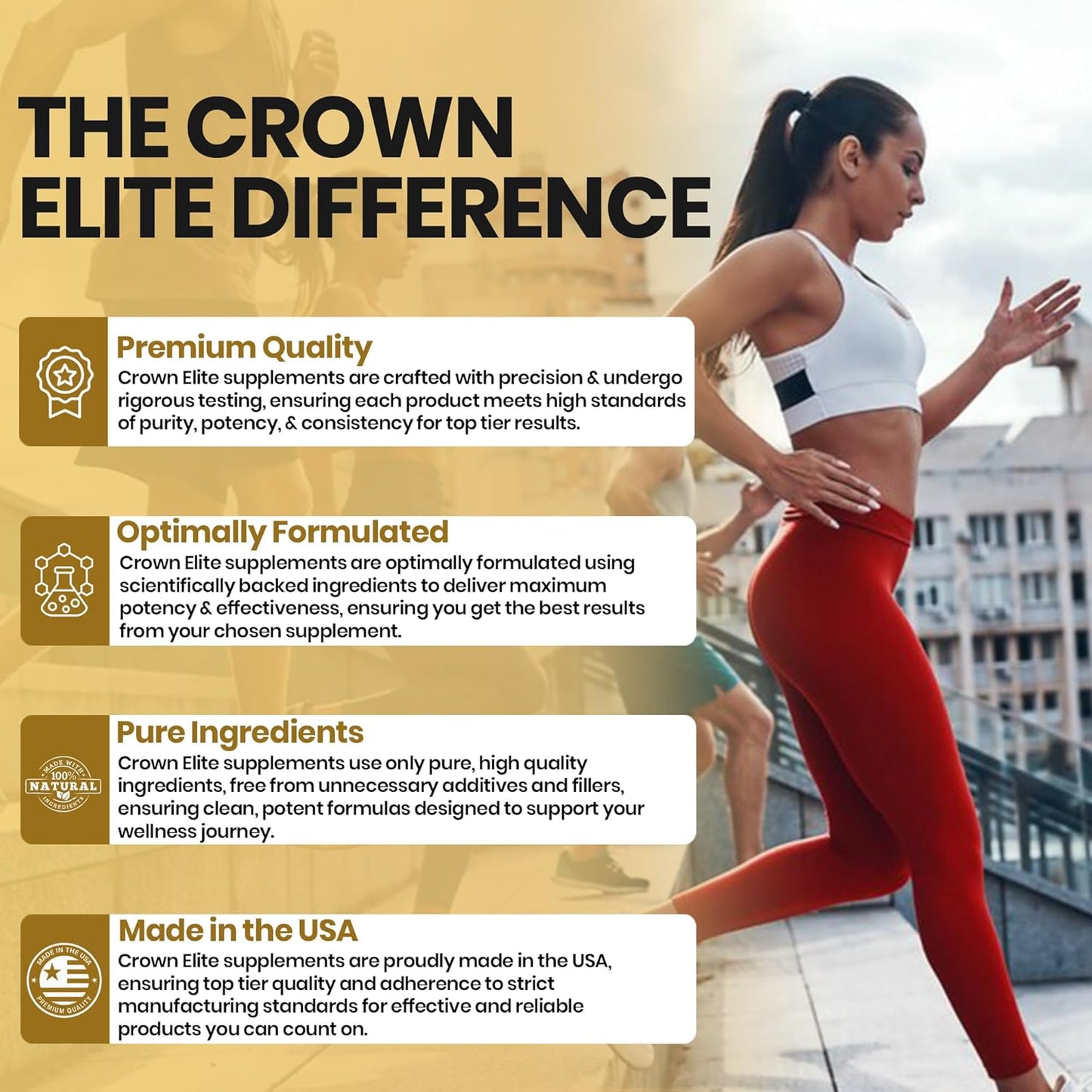 Crown Elite Premium Vitamin D3 & K2 Supplement 5000 IU & 100 mcg | Heart & Immune Support Vegan Capsules | Non-GMO, Organic