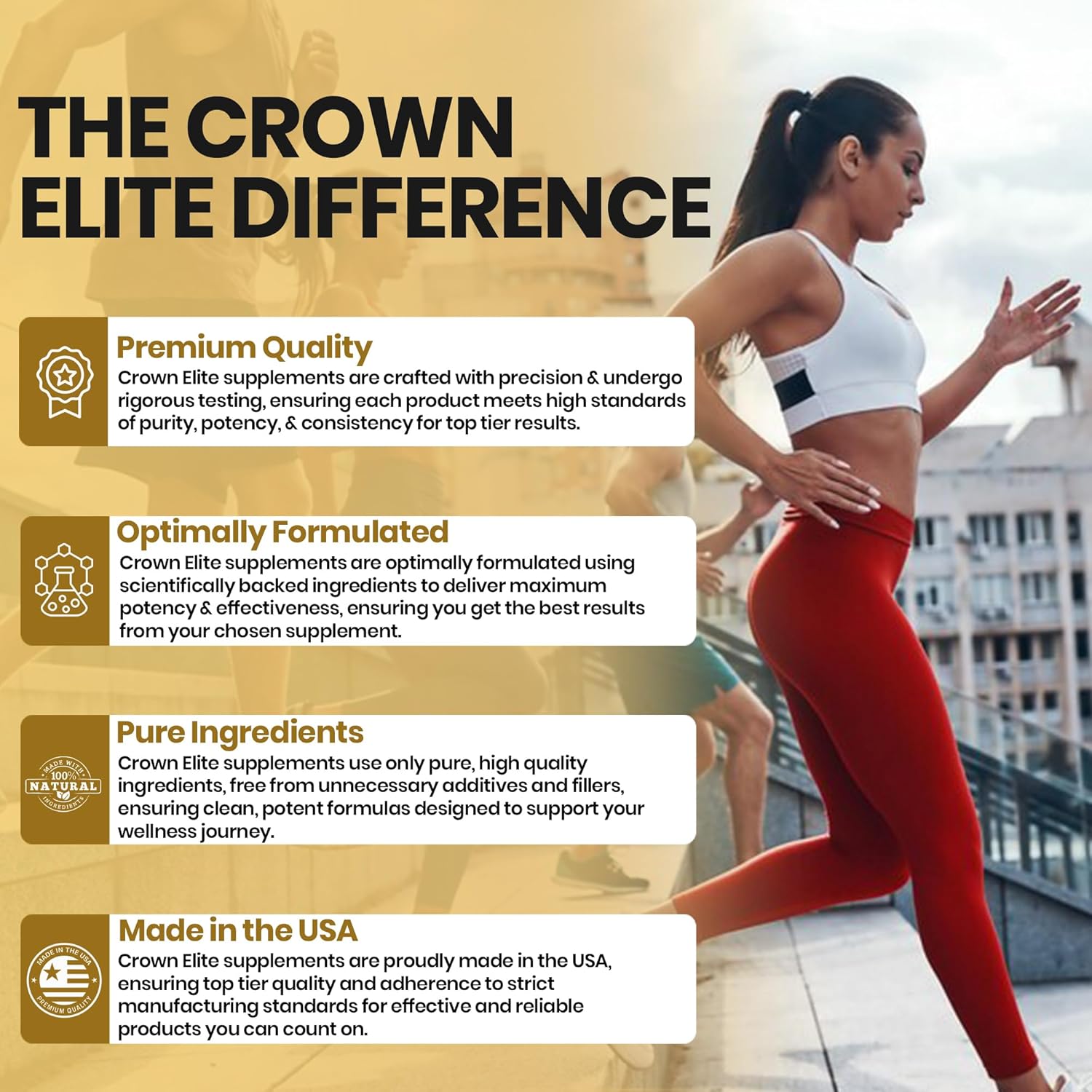 Crown Elite Premium Vitamin D3 & K2 Supplement 5000 IU & 100 mcg | Heart & Immune Support Vegan Capsules | Non-GMO, Organic