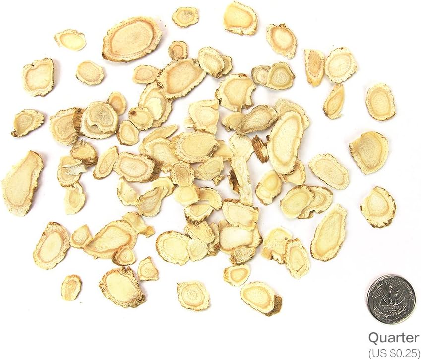 Cultivated American Ginseng Slices from Marathon County, Wisconsin | Hsu's Ginseng | Mixed Large-Medium | 4oz Box | SKU 0126-4