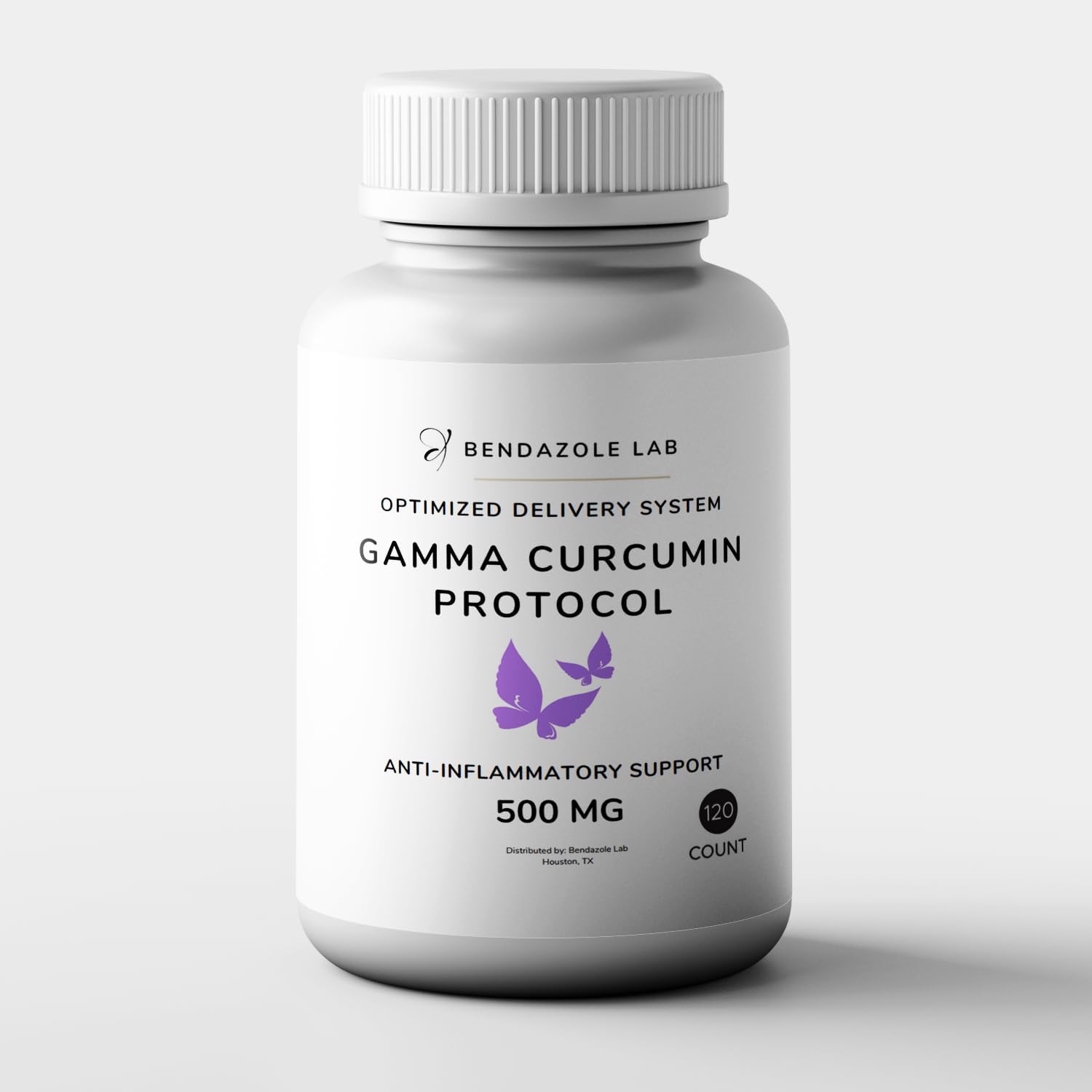 Curcumin-Gamma E Complex Supplement with Vitamin E and Black Pepper Extract - Antioxidant and Immune Support Protocol, 120 Capsules