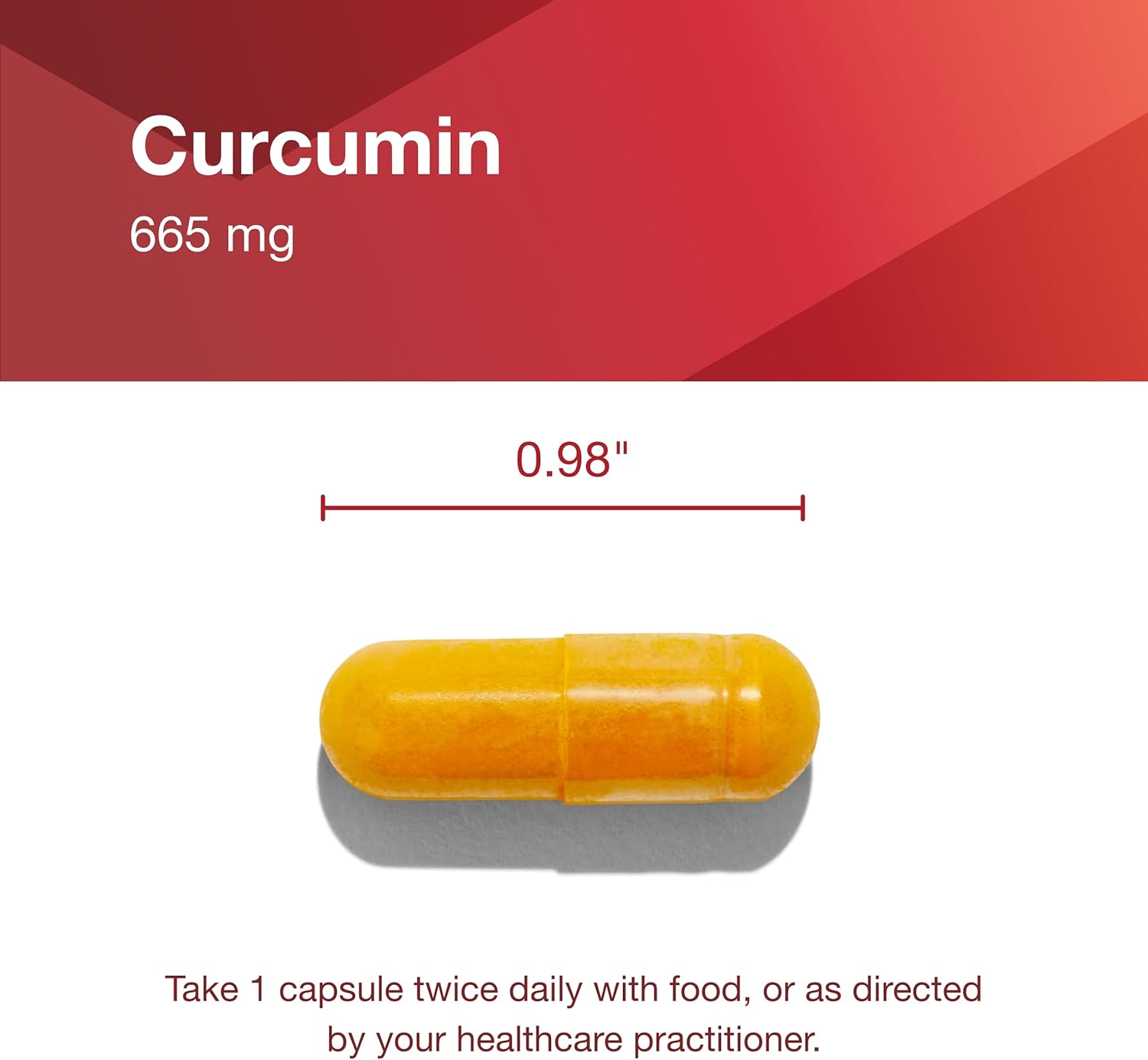 Curcumin Turmeric Root Extract 665mg Capsules - 95% Standardized Curcuminoids - Non-GMO & Kosher - Protocol for Life Balance