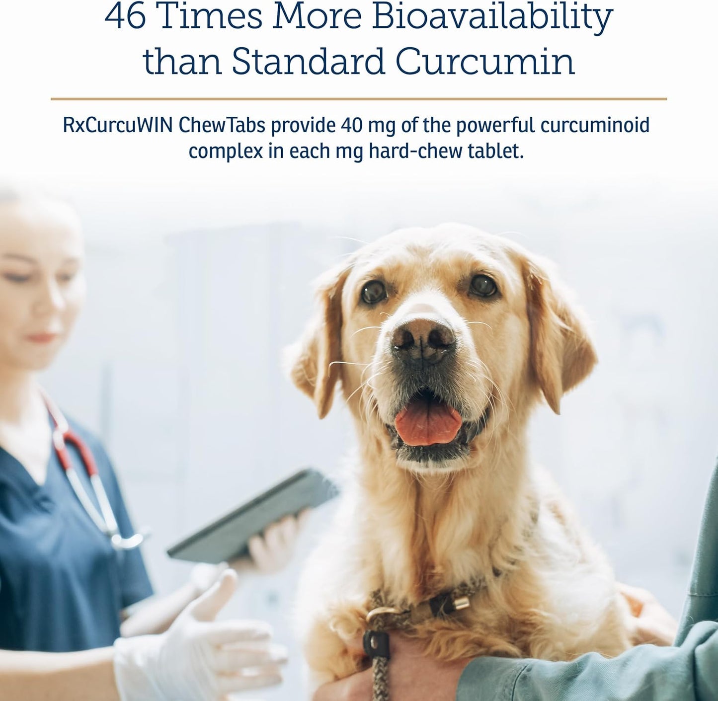 CurcuWIN for Pets - Curcumin Supplement for Cats and Dogs - Immune and Digestive Support - Joint Health - 90ct