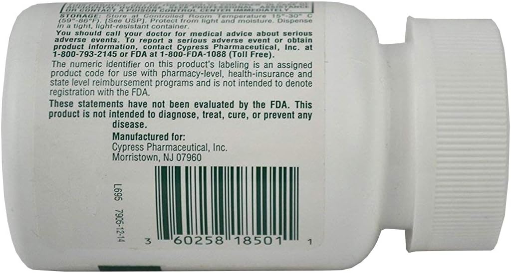 Cypress Pharmaceutical Poly-Iron 150 Capsules - Comparable to Niferex 150, 100 Capsules