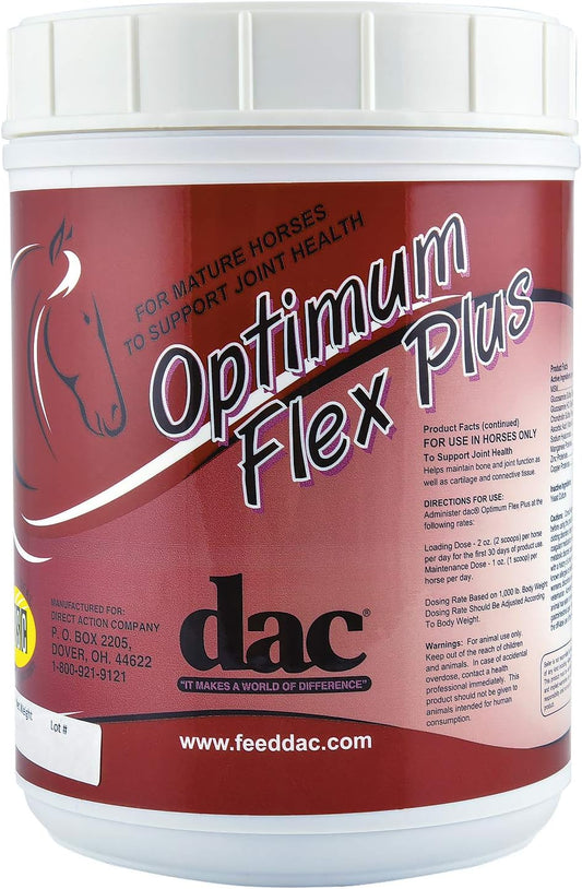 DAC Optimum Flex Plus 2.5 lb - Premium Equine Joint Supplement with Added Benefits
