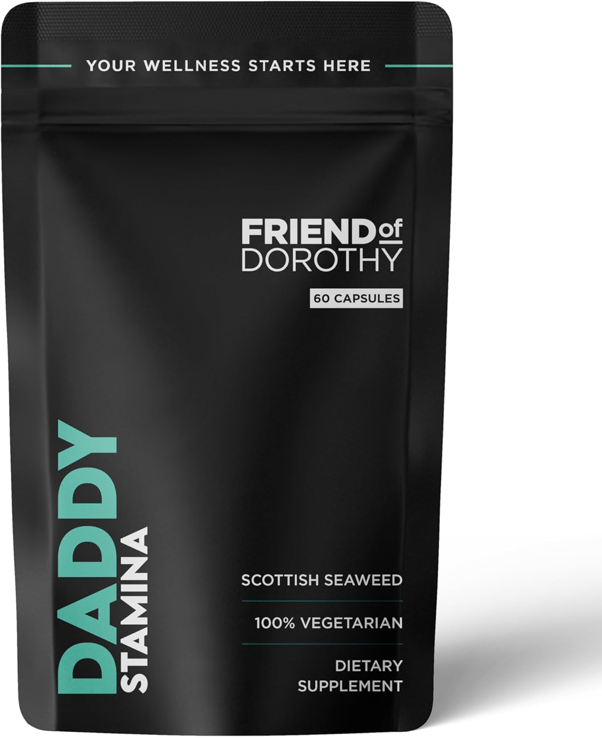 Daddy Stamina Sea Moss Capsules - Pure Seaweed Supplement for Energy, Skin Health & Anti-Aging in Men