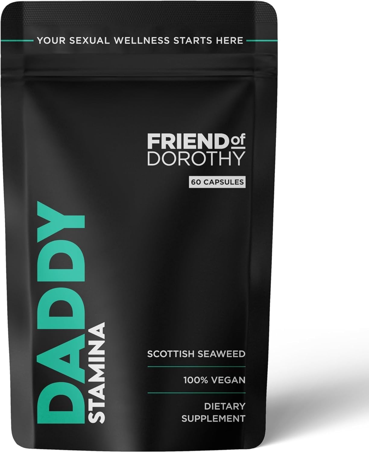 Daddy Stamina Sea Moss Capsules - Ultimate Anti-Aging Supplement for Men, Energy & Skin Health Support (120 Capsules)