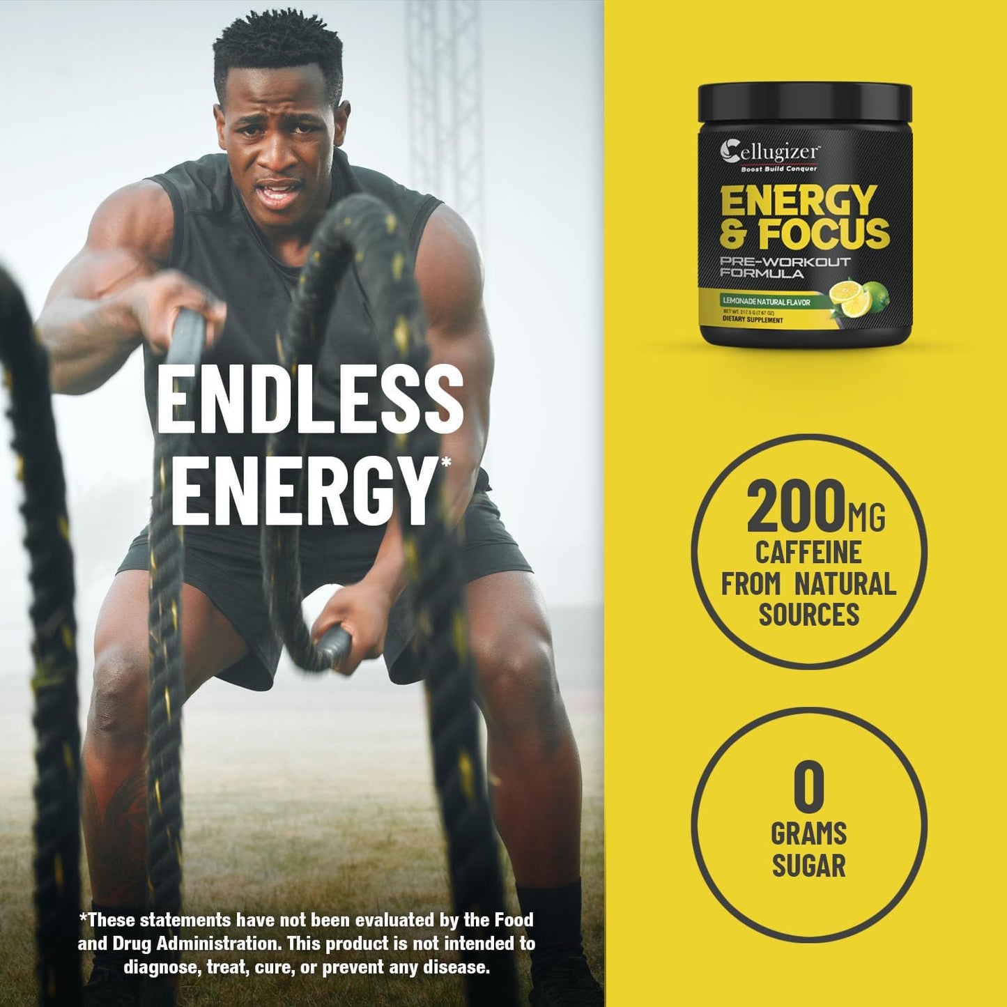 Dagola Cellugizer Ultimate Pre-Workout Fusion with Citrulline, Creatine, and Caffeine - Pump, Energy, Focus - 30 Servings for Men & Women