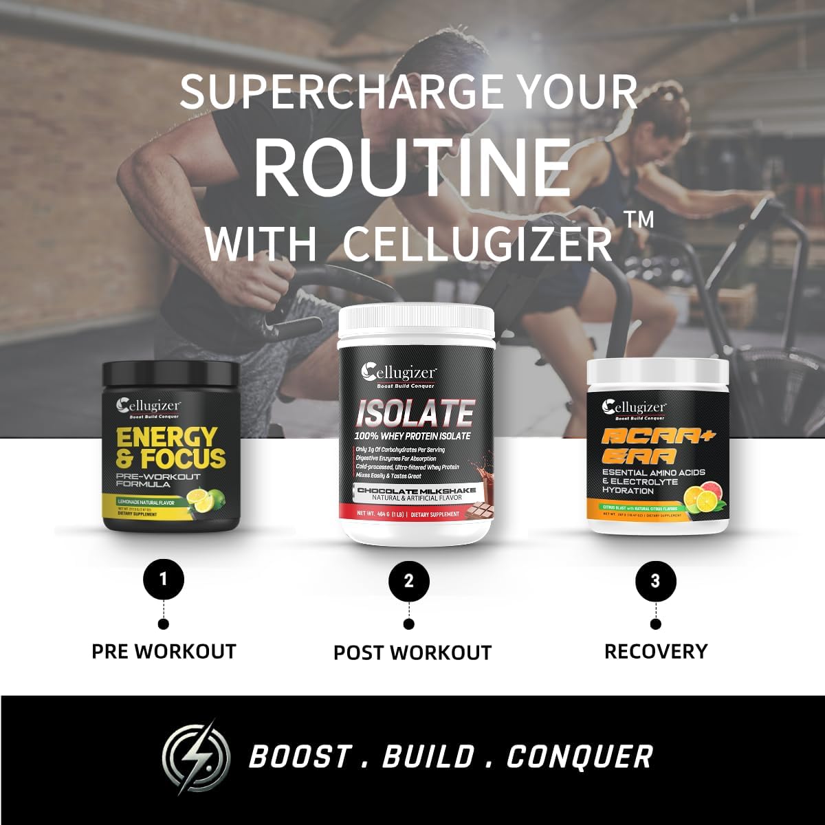 Dagola Cellugizer Ultimate Pre-Workout Fusion with Citrulline, Creatine, and Caffeine - Pump, Energy, Focus - 30 Servings for Men & Women