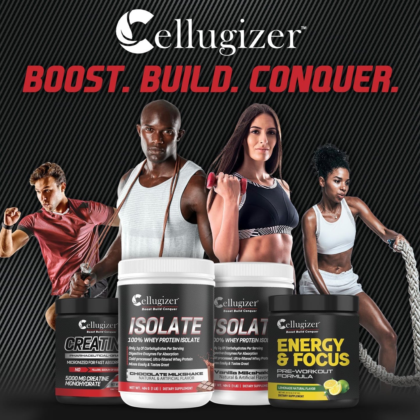 Dagola Cellugizer Ultimate Pre-Workout Fusion with Citrulline, Creatine, and Caffeine - Pump, Energy, Focus - 30 Servings for Men & Women