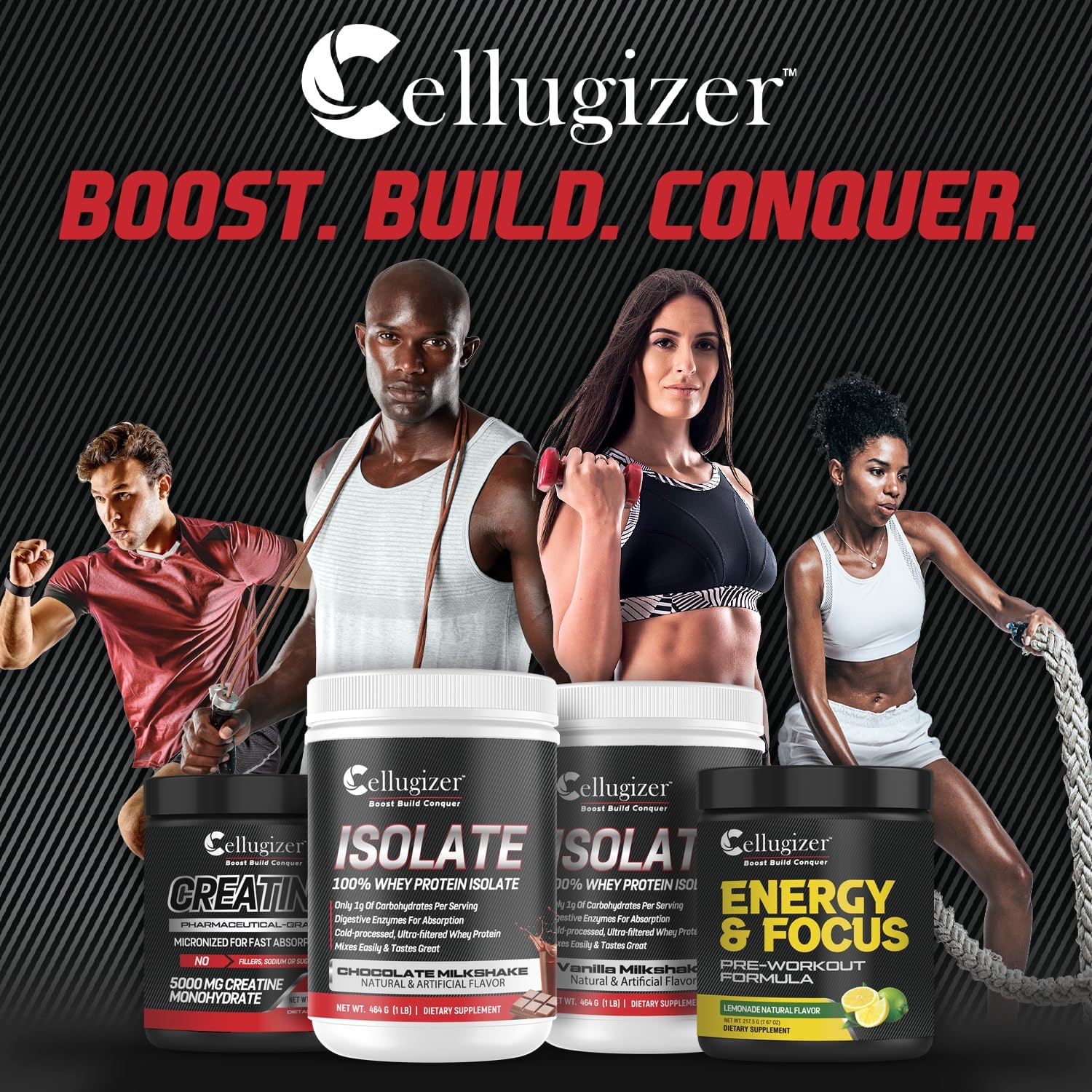 Dagola Cellugizer Ultimate Pre-Workout Fusion with Citrulline, Creatine, and Caffeine - Pump, Energy, Focus - 30 Servings for Men & Women