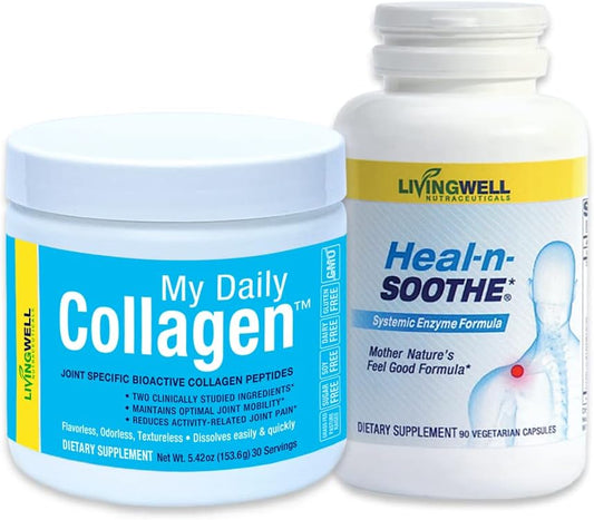 Daily Collagen Supplement with Heal-n-Soothe for Joint Health and Wellness