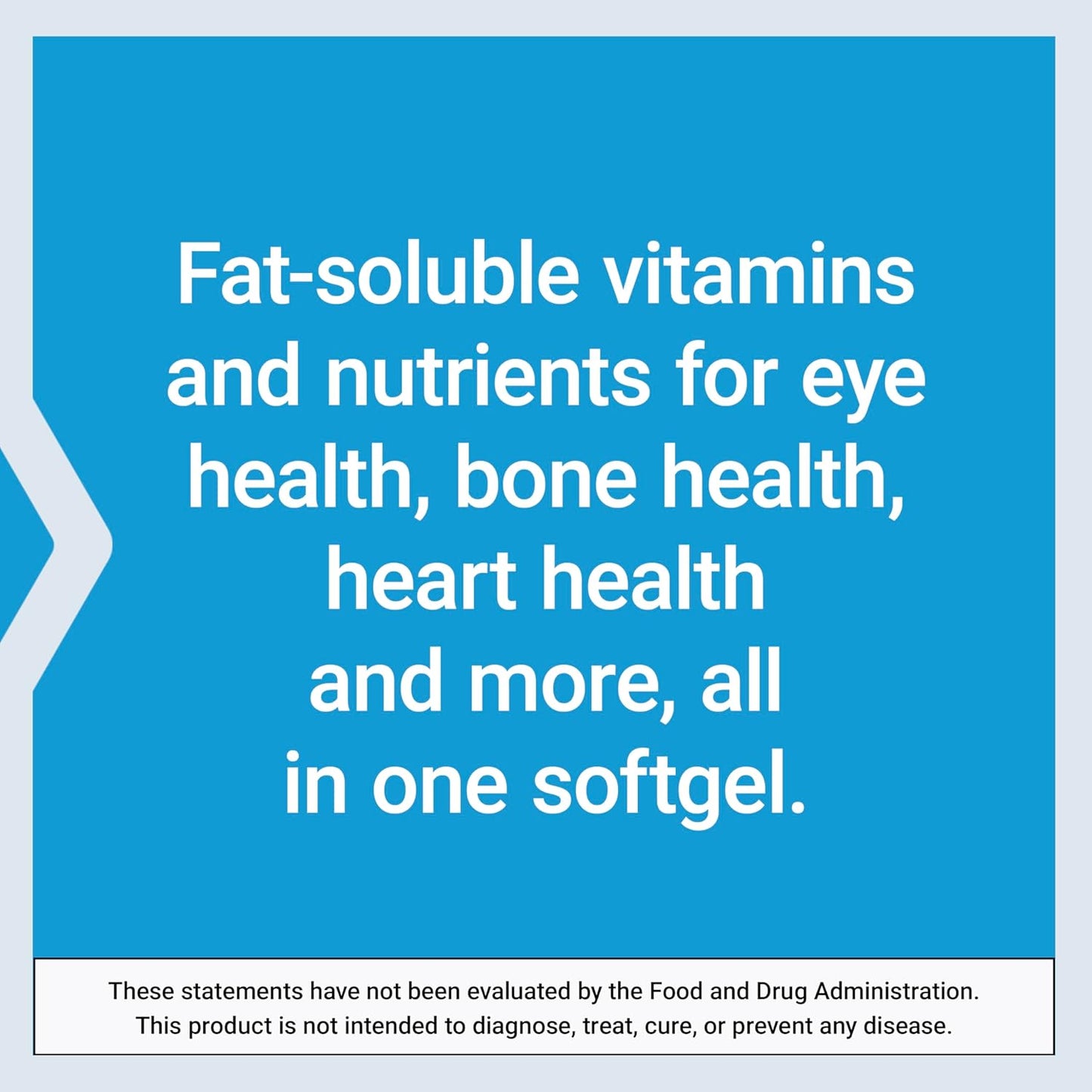 Daily Health Booster with Vitamins E, K1 & K2 for Eye, Bone, and Heart Health - Gluten-Free, Non-GMO, 30 Softgels