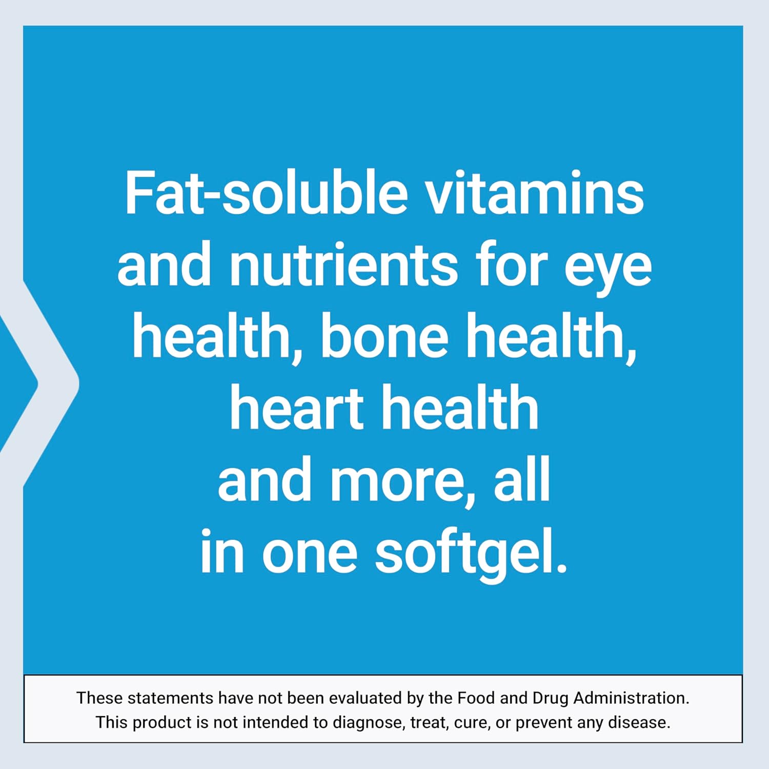 Daily Health Booster with Vitamins E, K1 & K2 for Eye, Bone, and Heart Health - Gluten-Free, Non-GMO, 30 Softgels