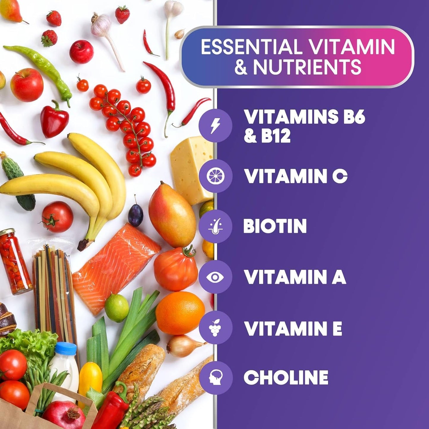 Daily Immune Support Multivitamin Gummies for Adults - 90 Berry Flavored Gummies with 13 Essential Vitamins and Minerals for Men & Women by Nature's Nutrition