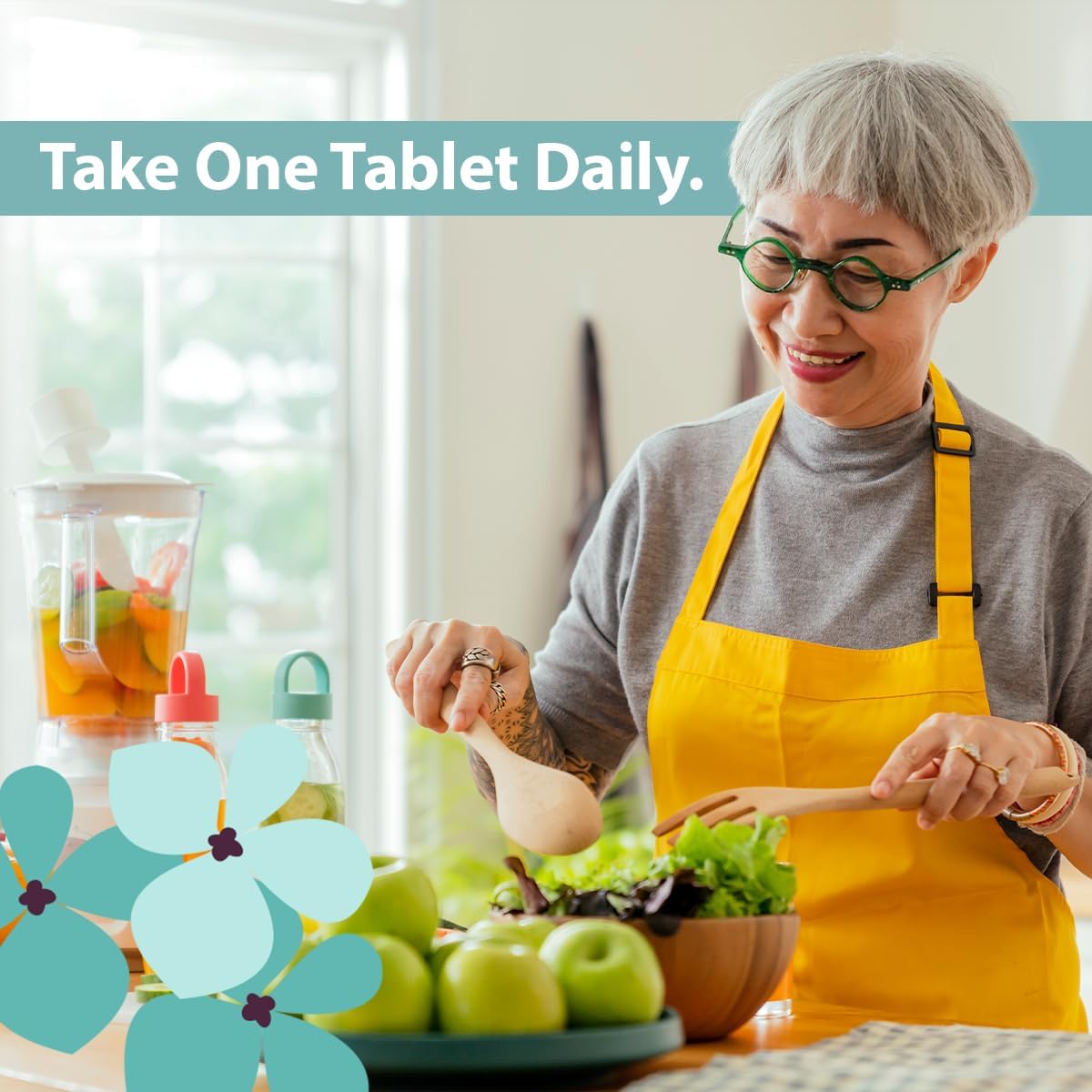 Daily Multivitamin and Mineral Supplement Tablets for Seniors - 100 Count Pack - GeriCare Formula