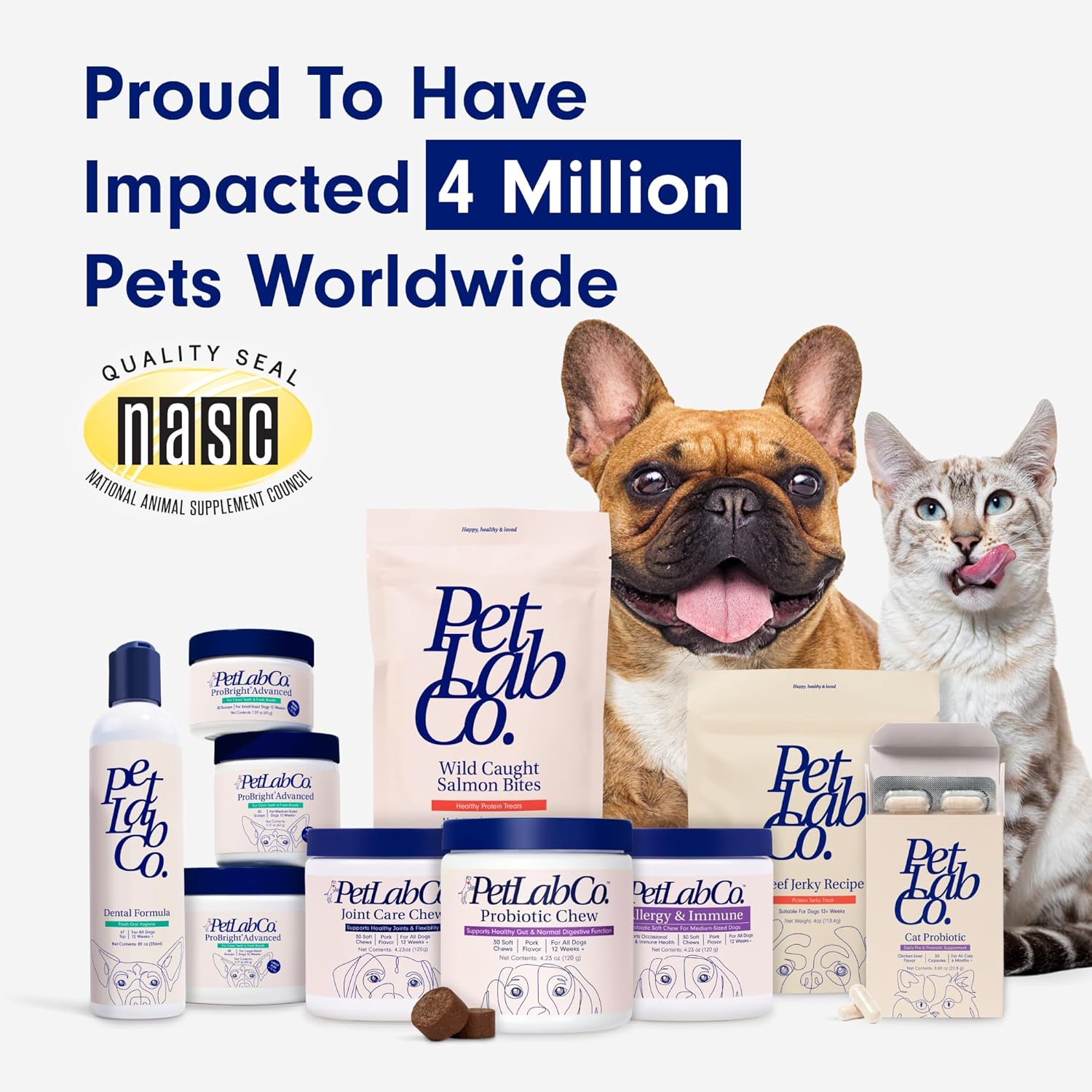 Daily Probiotics for Dogs | Supports Immune System, Allergies, and Digestive Health | 30 Chews | PetLab Co.