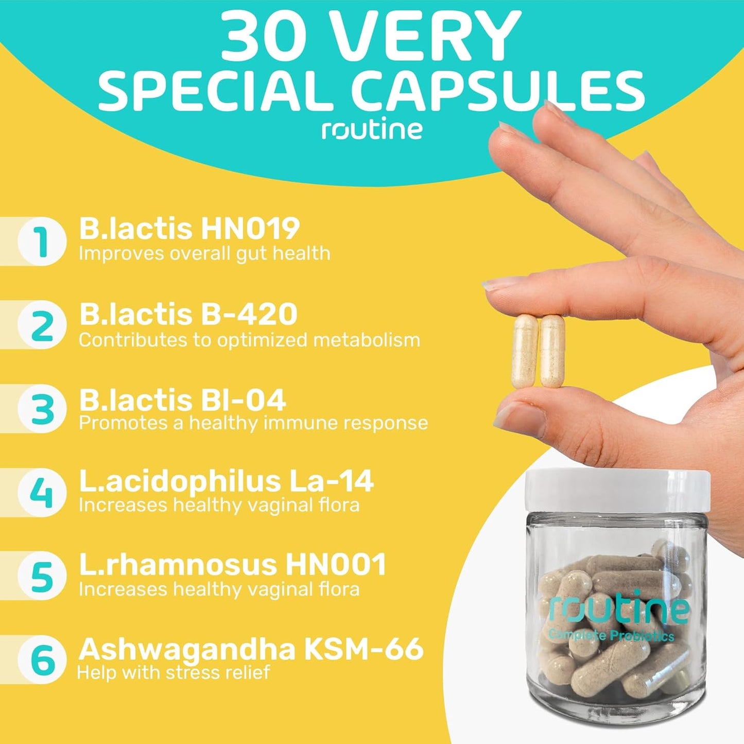 Dairy-Free Organic Probiotics for Women - 24 Billion CFU Daily Capsules for Digestive & Feminine Health - 30 Capsule Refill