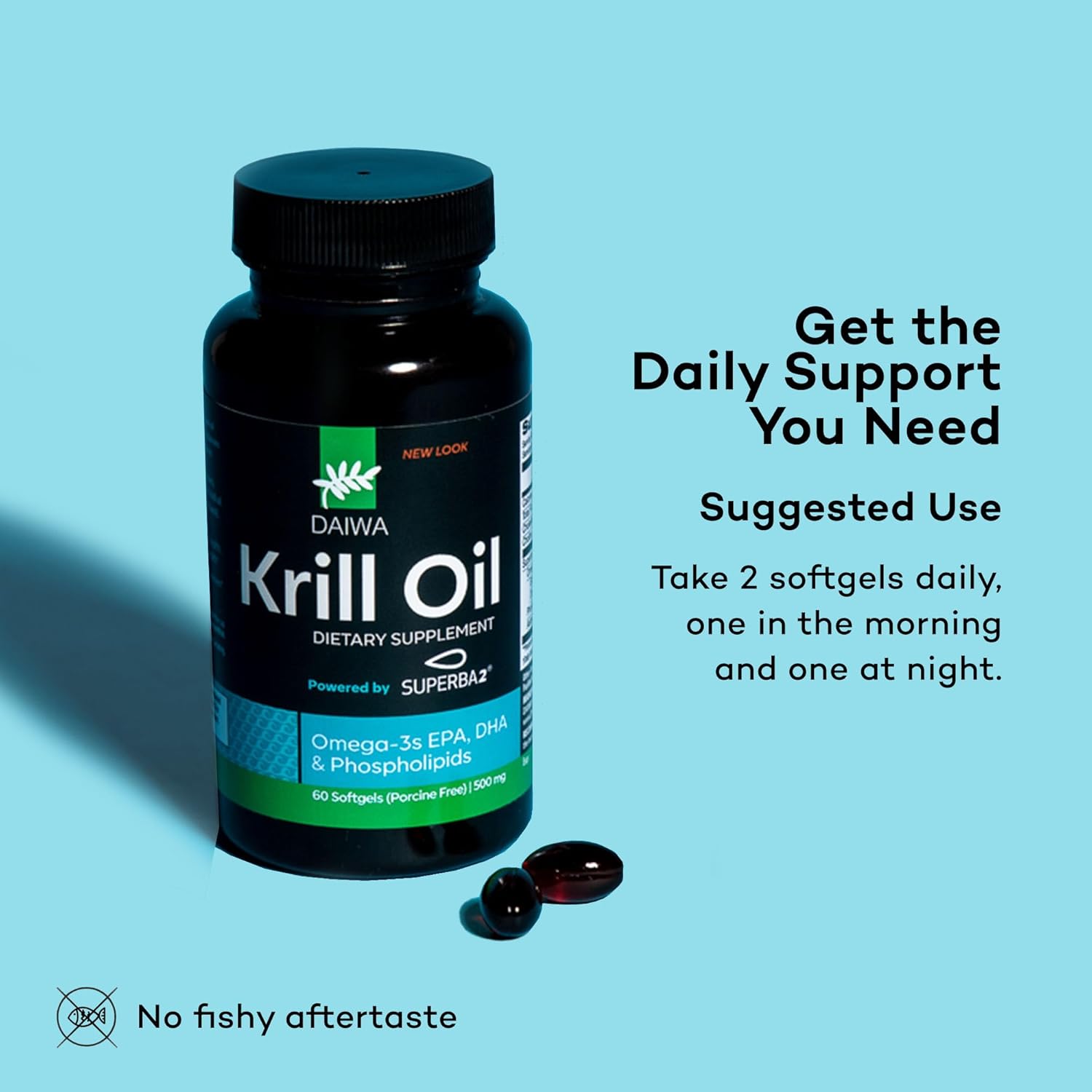 Daiwa Joint Health Supplement with Omega 3 Krill Oil Capsules for Joint Support