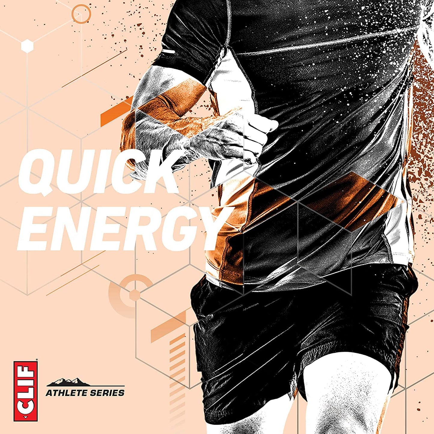 DAONEG CLIF BLOKS - Orange Energy Chews with Caffeine - Non-GMO Plant Based Fuel for Cycling & Running - Workout Snack - 2.1oz Packet (3 Count)