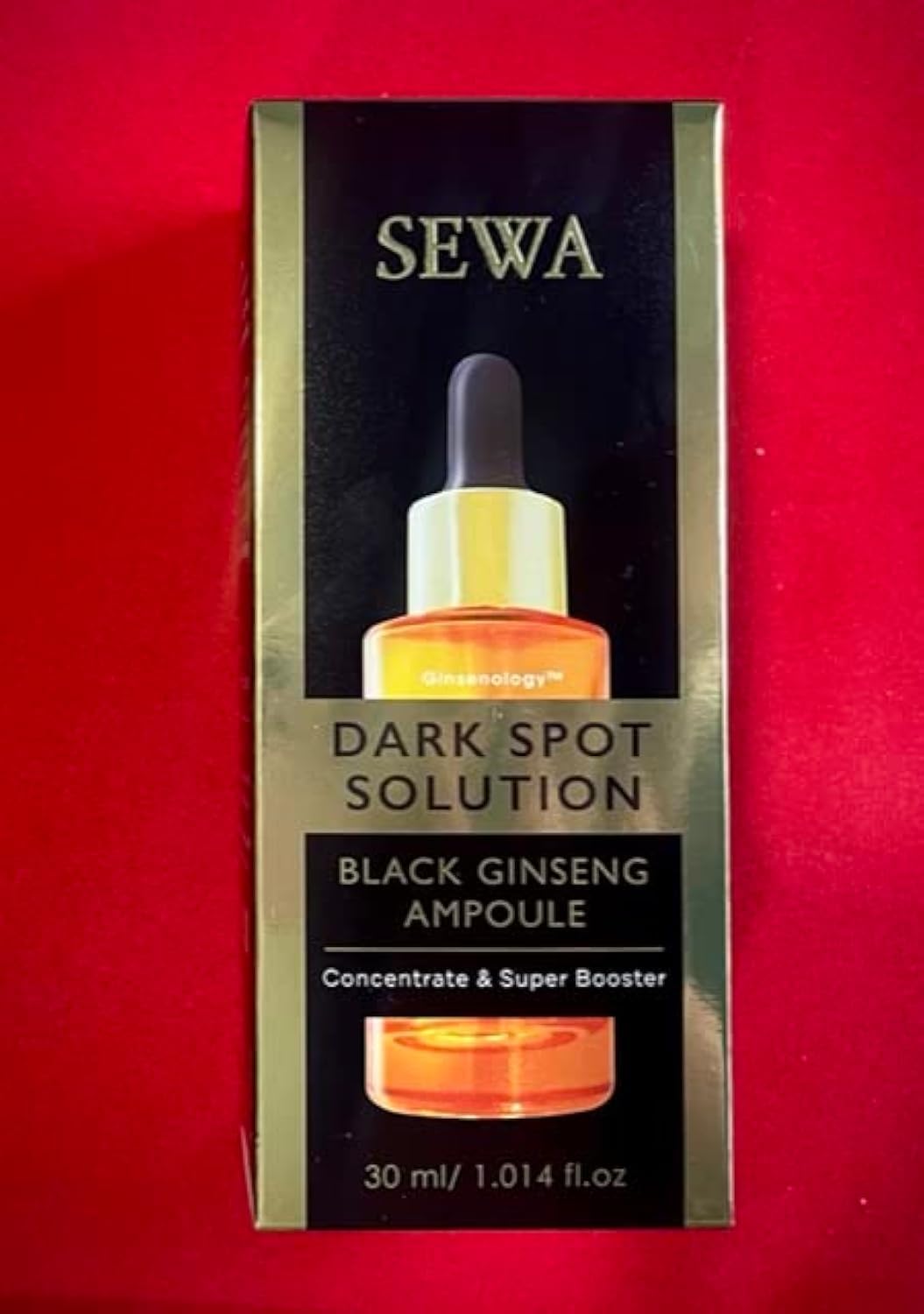 Dark Spot Solution Black Ginseng Ampoule Concentrate & Super Booster 30ml - Melasma Treatment, 1.01 Fl Oz