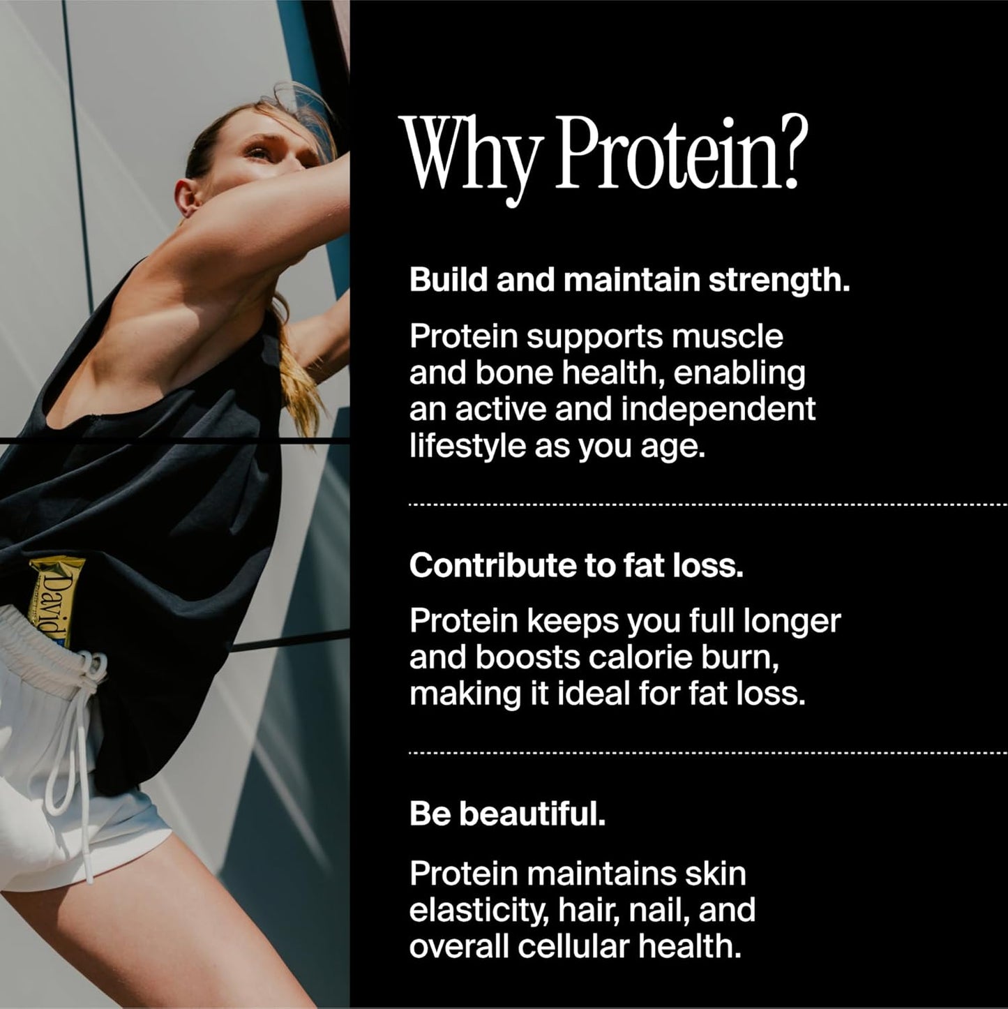 David Protein Bar Variety Pack - 4 Bars, 28g Protein, 150 Calories, Sugar-Free, High Protein, Low Carb, Gluten-Free