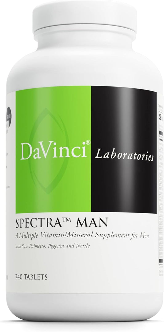 DAVINCI Labs Spectra Man 240 Tablets - Immune System & Men's Health Support with Vitamins, Minerals, Amino Acids, Herbs & Enzymes