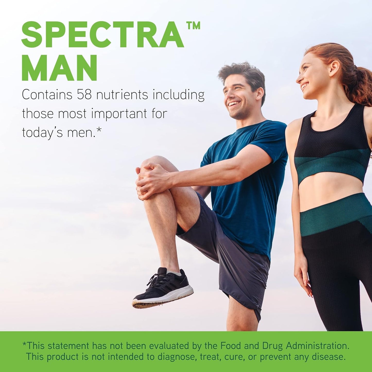 DAVINCI Labs Spectra Man 240 Tablets - Immune System & Men's Health Support with Vitamins, Minerals, Amino Acids, Herbs & Enzymes