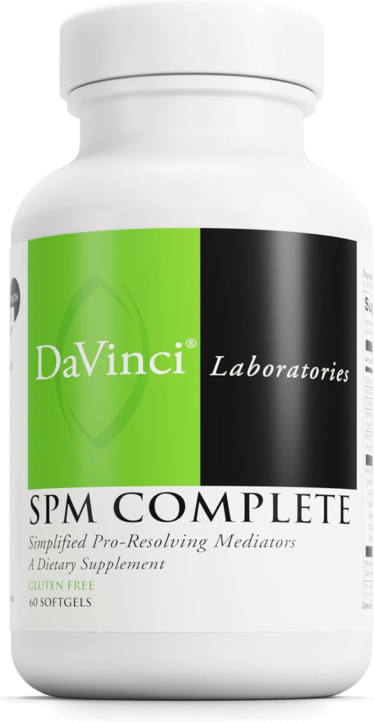 DAVINCI Labs SPM Complete Softgels - Immune, Digestive, & Joint Health Support - Omega-3 Fatty Acids - Gluten-Free - 60 Count