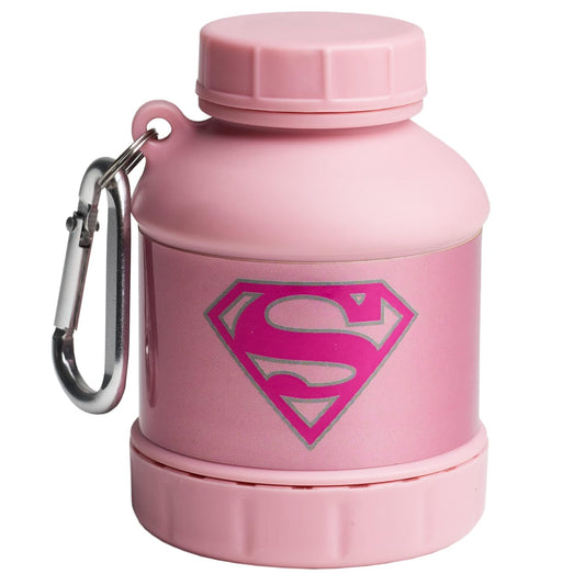 DC Comics Supergirl Smartshake Protein Powder Storage Container with Funnel - BPA Free Shaker Bottle for Women - 50g Capacity - Ideal for Whey Protein and Shakes